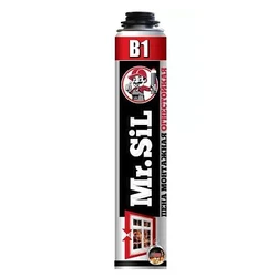 Пена пистолетная ОГНЕУПОРНАЯ 50 л -10 /+35 С 750 мл Mr. SIL /12 шт