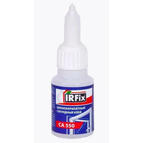 Клей секундный цианоакрилатный СА-550 20 г IRFIX /20 шт