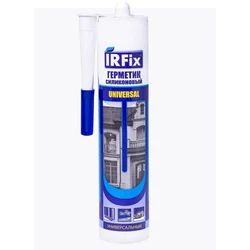 Герметик силиконовый универсальн. Белый 310 мл IRFIX /25 шт