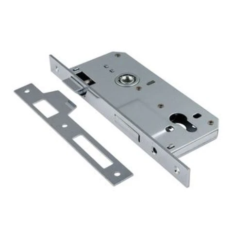 Замок LOCKLY врезной ЗВ 152-45-85 СР 3-риг. хром , под цилиндр, под ручку