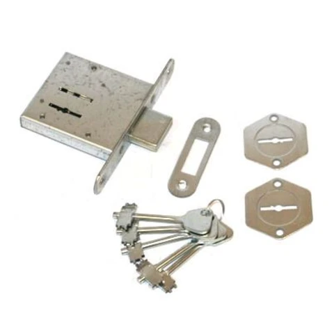 Замок врезной сувальдный ЗВ 8-4 5 ключа С.Петербург/30 шт.