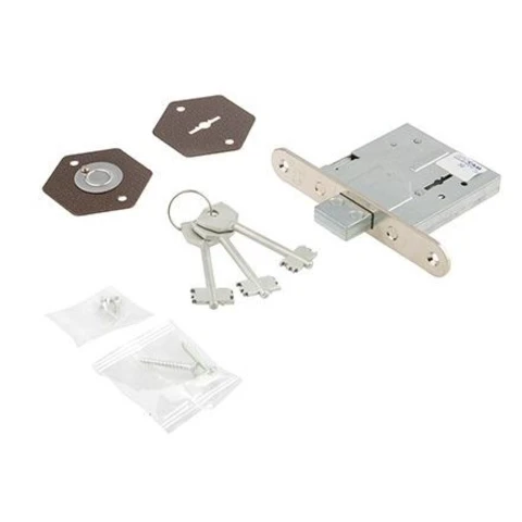 Замок врезной сувальдный ЗВ 8-6/03 (80500) б/пл плоск. ригель Просам/30 шт