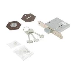 Замок врезной сувальдный ЗВ 8-6/03 (80500) б/пл плоск. ригель Просам/30 шт