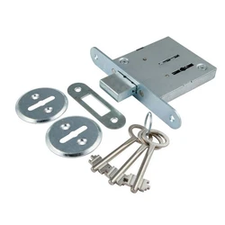 Замок врезной сувальдный ЗВ 8-4А плоск. ригель 3кл. Зенит/30 шт.