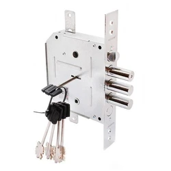 Замок гаражный BORDER ЗВ9-6 Л/15К левый 5 кл+защ.задв.(77405)