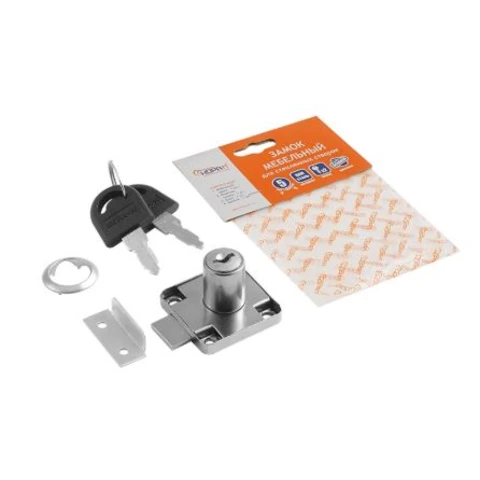 Замок мебельный №6138-22(хром)НОРА-М