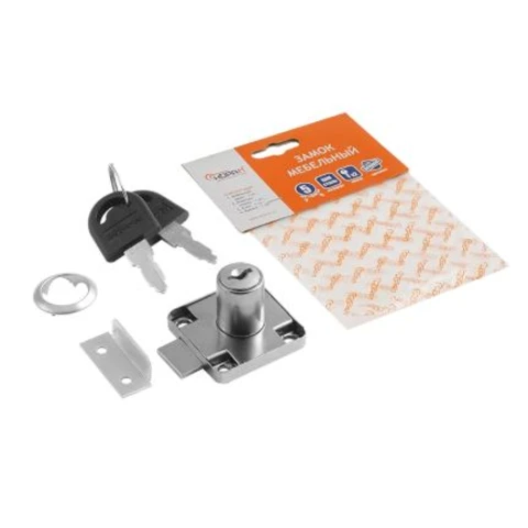 Замок мебельный №6136 (хром) НОРА-М