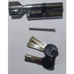 Личинка-цилиндр мех. Z100Р-80 -V-CP 5 перф. кл/верт. хром /12 шт.