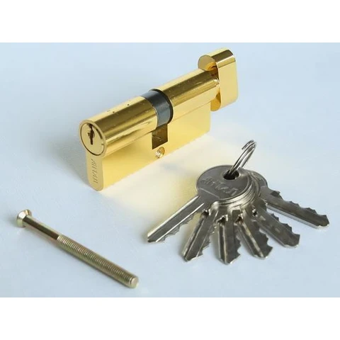 Личинка-цилиндр мех. Антал ZA(МЦ-)70-G-V 5 кл. 70 мм кл/верт латунь)/12 шт.