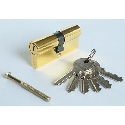 Личинка-цилиндр мех. Антал ZA(МЦ)80-G 5 кл. ключ/ключ 80 мм (латунь)/12 шт.