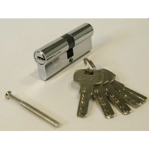 Личинка-цилиндр мех. Антал ZP-60-N 5 перф. кл/кл хром/12 шт