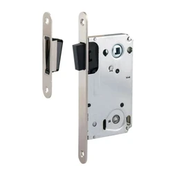 Защелка врезная 5390-М-WC-CP 90 мм хром магнит. под фиксатор