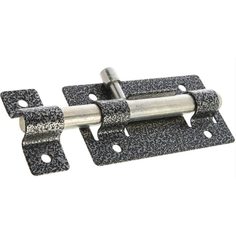 Задвижка дверная Секрет ЗД-01 круглый ригель (серебро)