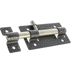 Задвижка дверная Секрет ЗД-01 круглый ригель (серебро)