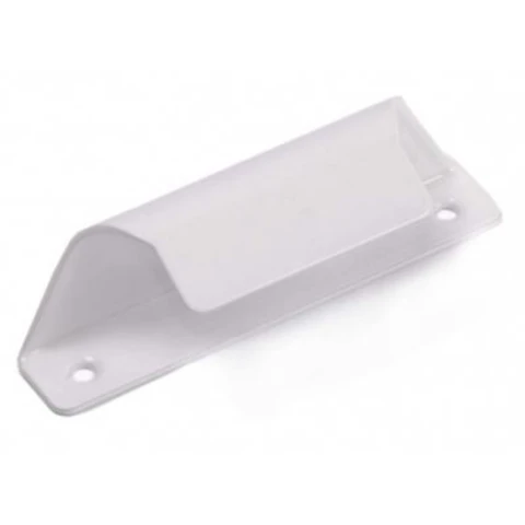 Ручка балконная РБ-85 мм полим.покр. белый СКОБИС /60 шт.