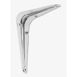 Уголок кронштейн д/полок 75х100 цинк с разметкой (3х4) (288/24)