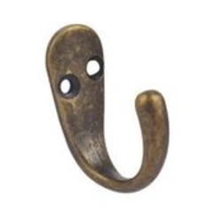 Крючок 1089 АС одинарный средний медь/100 шт.