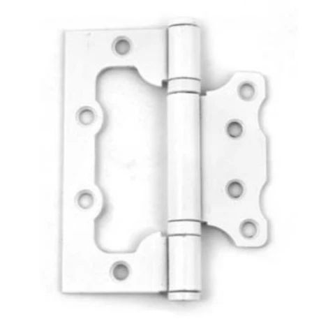 Петля без врезки Антал 4 100*76*2.5 белый