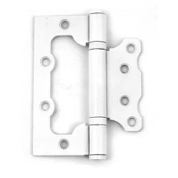 Петля без врезки Антал 4 100*76*2.5 белый