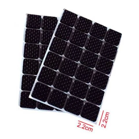 ПОДКЛАДКА ДЛЯ НОЖКИ СТУЛА РЕЗИНА КВАДРАТ BR 22ММ