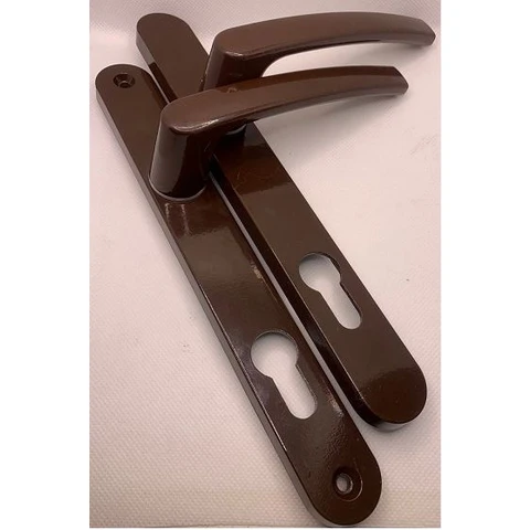 Ручка дверная Антал на планке РФ2-85-УН-К коричн. узкопрофильная