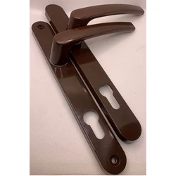 Ручка дверная Антал на планке РФ2-85-УН-К коричн. узкопрофильная