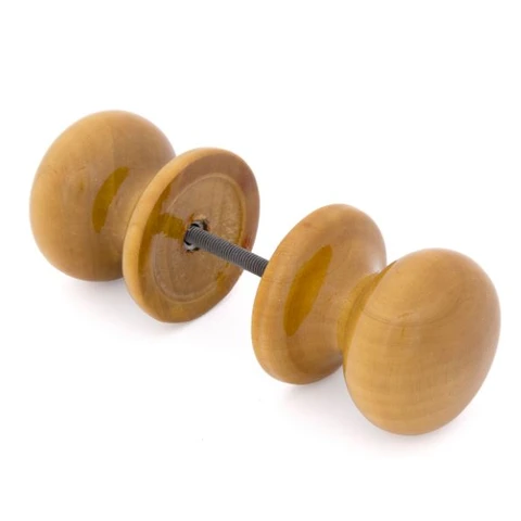 Ручка дверная деревян. круглая Мс1 светлая глянц. лак/30 шт.