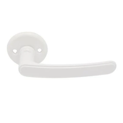 Ручка дверная сантехническая 16/006 (белая ) легкие двери