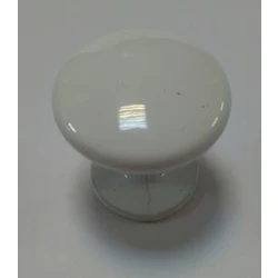 Ручка кнопка мебельная РК-24 метал. белая /10 шт