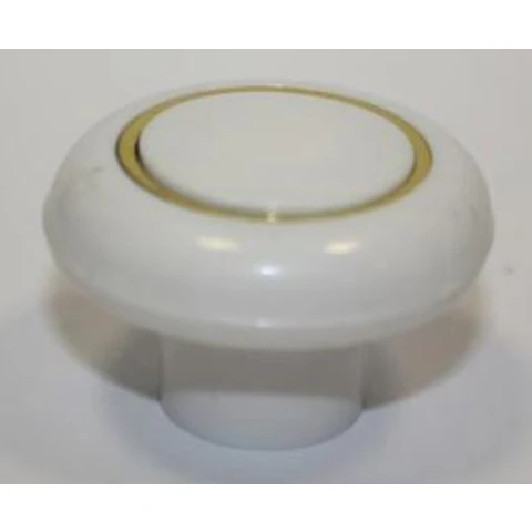 Ручка кнопка мебельная РК-30 белая/10 шт