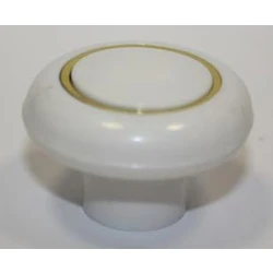 Ручка кнопка мебельная РК-30 белая/10 шт