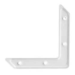 Уголок рамный 100х100 выпукл. белый полимер.Металлист/250 шт.