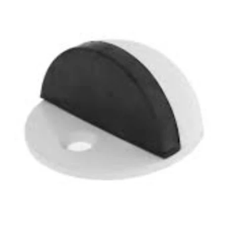 Упор дверной б/штыря белый