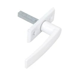 Ручка оконная РО-10 белая полимерная Евроручка/40 шт