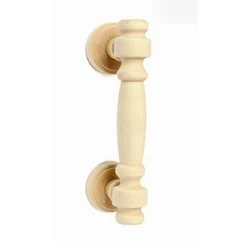 Ручка-скоба РС-140-ТР деревянная БАННАЯ резная круглая /Н.Новгород