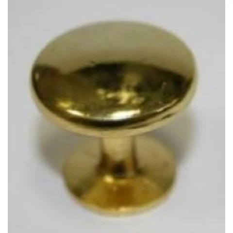 Ручка мебельная кнопка РК-25 латунированная №283