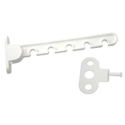 Ограничитель для ПВХ окон L-105 мм (комплект) белый /50 шт.