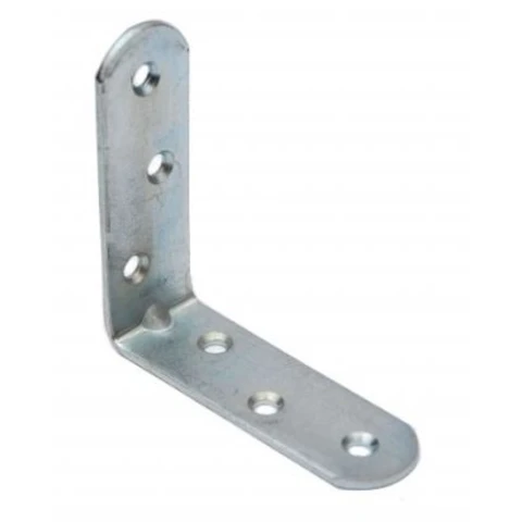 Мебельный кронштейн МК 60х60х20х2, цинк белый