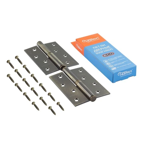 Петля накладная 100х70х2,5 правая с подшипником 750-4 (старая бронза) НОРА-М