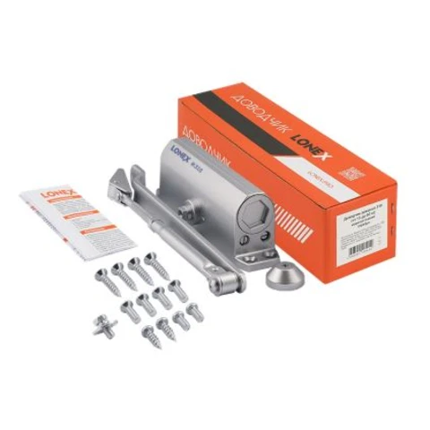 Доводчик №330 от 50 до 120 кг серый морозостойкий LONEX