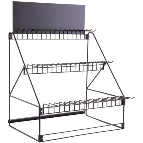 СТЕНД навесной 50х47х32 см (30 крючков)