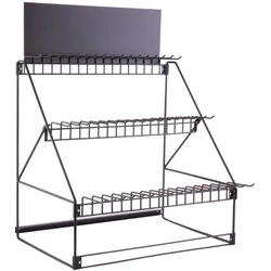 СТЕНД навесной 50х47х32 см (30 крючков)