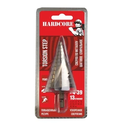 Сверло по металлу шаговое спиральное 4-39 мм Р6М5 ( 13 ступ.) Torsion step 