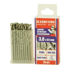 Сверло по металлу Industry cutter 3.0х61 мм Р6М5 фрез. 
