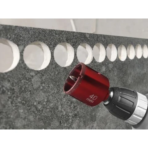 Коронка алмазная по керамогр. и мрамору с напр. сверлом 20 мм 