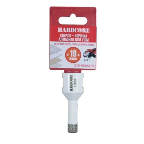 Коронка алмазная по керамогр. для УШМ10 мм 