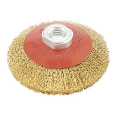 Щетка плоская для УШМ 150 х 22,23 мм, кручёная проволока 