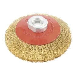 Щетка плоская для УШМ 150 х 22,23 мм, кручёная проволока 