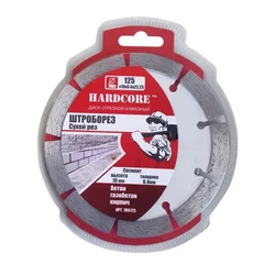 Диск отрезной алмазный 125х6,4х10х22,23 для УШМ керамогранит,нат. камен,бетон Штроборез 