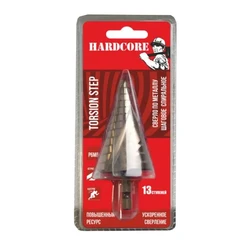 Сверло по металлу шаговое спиральное 6-35 мм Р6М5 ( 13 ступ.) Torsion step 